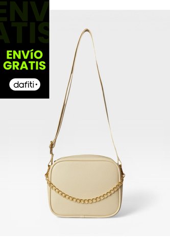 Bolso Manos Libres De Dama Mujer Karla Chacon Sade Beige KARLA CHACON