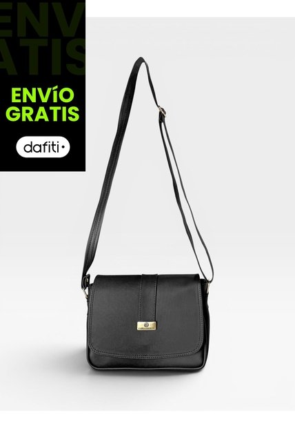 Bolso Manos Libres De Dama Mujer Karla Chacon Lady Negro