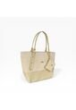 Bolso Tote Elegante Para Mujer Con Monedero Karla Chacon Gala Beige de KARLA CHACON