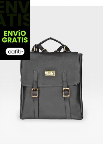 Bolso Morral Anti-Apertura Maletin Casual Karla Chacon Gina Negro KARLA CHACON