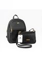 Combo Set Morral Nely + Manos Libres Lara Karla Chacon Negro de KARLA CHACON