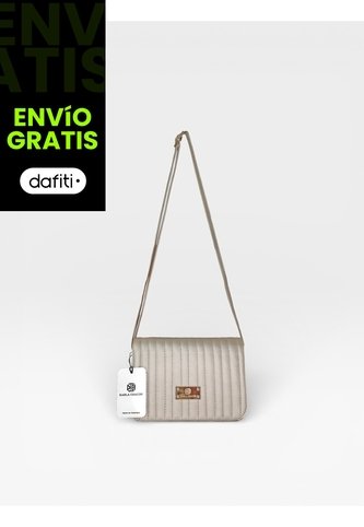 Bolso Bandolera Cartera Manos Libres Dama Mujer Karla Chacon Baru Dorado KARLA CHACON
