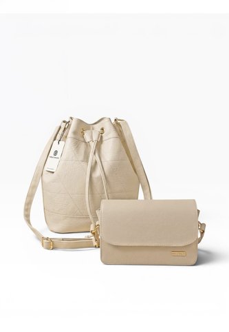 Set Dos Piezas Combo Bolso Mediano Y Manos Libres Karla Chacon KARLA CHACON