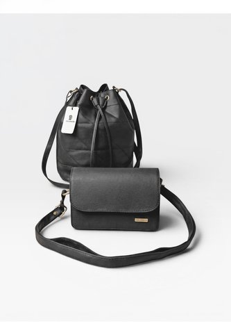 Set Dos Piezas Combo Bolso Mediano Y Manos Libres Karla Chacon KARLA CHACON