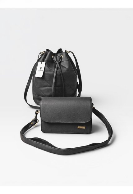 Set Dos Piezas Combo Bolso Mediano Y Manos Libres Karla Chacon