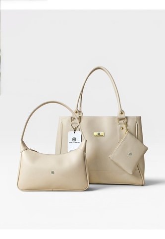 Set De Tres Piezas Combo Tote + Manos Libres + Monedero Karla Chacon KARLA CHACON