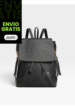 Bolso Morral Maletin Casual Mediano De Dama Mujer Karla Chacon Pace Negro