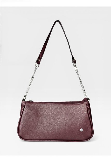 Bolso De Hombro Cartera Mujer Dama Karla Chacon Romy Vino