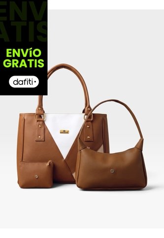 Set De Bolsos Para Mujer Bolso Tote, Bolso Baguette, Monedero Karla Chacon KARLA CHACON