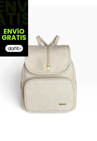 Morral Casual Doble Compartimento Con Solapa Karla Chacon KARLA CHACON