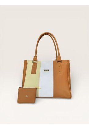 Set Para Mujer Bolso Tote+ Bolso Manos Libres + Monedero Karla Chacon