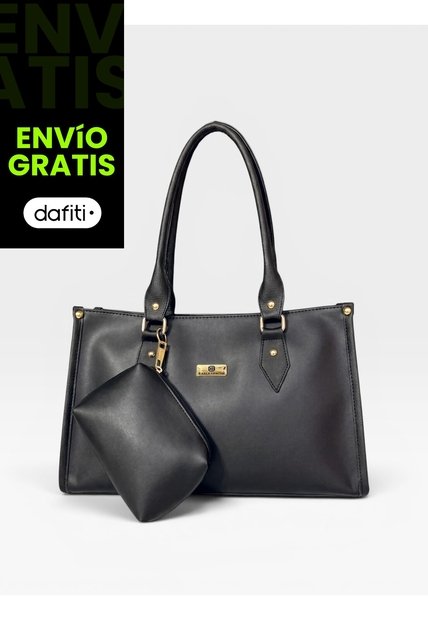 Bolso Con Monedero Dama Cartera Estructurada Mujer Karla Chacon