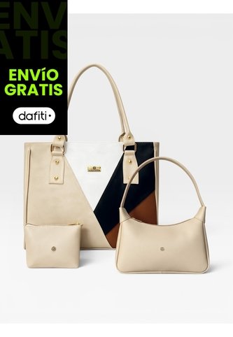 Set De Bolsos Para Mujer Bolso Tote, Bolso Baguette, Monedero Karla Chacon KARLA CHACON