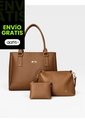 Set De Tres Piezas Combo Tote + Manos Libres + Monedero Karla Chacon de KARLA CHACON