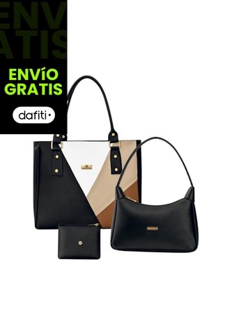 Set De Bolsos Para Mujer Bolso Tote, Bolso Baguette, Monedero Karla Chacon KARLA CHACON
