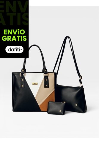 Set De Bolsos Para Mujer Bolso Tote, Bolso Manos Libres, Monedero Karla Chacon KARLA CHACON
