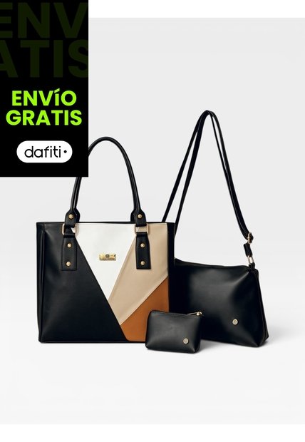 Set De Bolsos Para Mujer Bolso Tote, Bolso Manos Libres, Monedero Karla Chacon