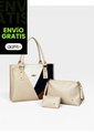 Set De Bolsos Para Mujer Bolso Tote, Bolso Manos Libres, Monedero Karla Chacon de KARLA CHACON