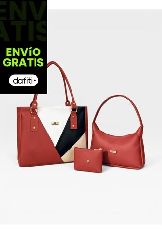 Set De Bolsos Para Mujer Bolso Tote, Bolso Baguette, Monedero Karla Chacon KARLA CHACON