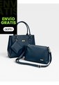 Set De Tres Piezas Combo Tote + Manos Libres + Monedero Karla Chacon de KARLA CHACON