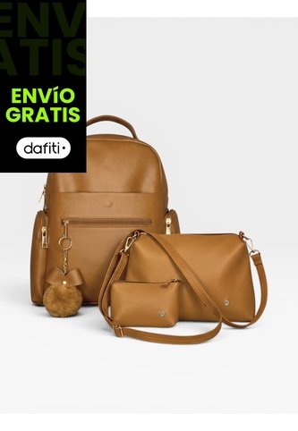 Combo Set Morral + Manos Libres Karla Chacon KARLA CHACON