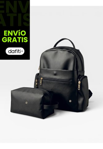 Morral Mediano Estructurado Casual Con Cartuchera Karla Chacon  KARLA CHACON