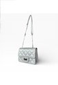 Bolso Satchel Bandolera Manos Libres De Dama Mujer Karla Chacon Sanz Plateado de KARLA CHACON