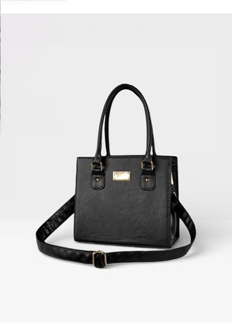 Bolso Cartera Doble Funcion De Dama Mujer Con Strap Desmontable Karla Chacon Jess Negro KARLA CHACON
