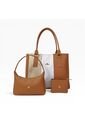 Set Para Mujer Bolso Tote + Bolso Manos Libres + Monedero Karla Chacon de KARLA CHACON