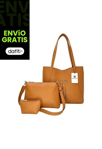 Cartera Bolso Mujer Dama Karla Chacon Rupe Miel KARLA CHACON