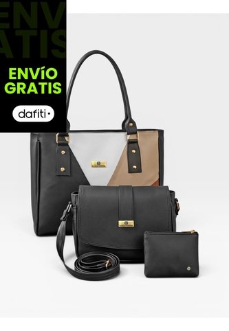 Set De Bolsos Para Mujer Bolso Tote, Bolso Manos Libres, Monedero Karla Chacon KARLA CHACON