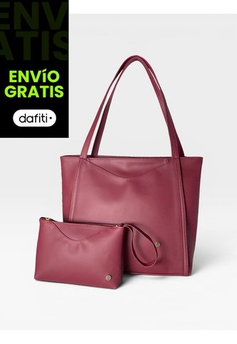 Set Bolso Dama Cartera Mujer + Accesorio Karla Chacon KARLA CHACON