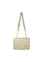 Bolso Manos Libres Satchel De Dama Bandolera Mujer Karla Chacon Sanz Dorado de KARLA CHACON