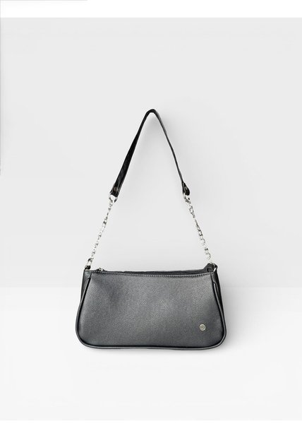 Bolso De Hombro Cartera Mujer Dama Karla Chacon Romy Negro