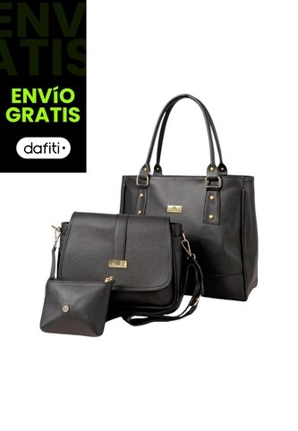 Set De Bolsos Para Mujer Bolso Tote, Bolso Manos Libres, Monedero Karla Chacon KARLA CHACON