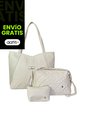 Cartera Bolso Mujer Dama Karla Chacon Rupe Beige de KARLA CHACON