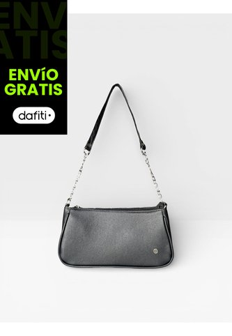 Bolso De Hombro Cartera Mujer Dama Karla Chacon Romy Negro KARLA CHACON