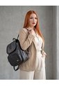 Morral Casual Doble Compartimento Con Solapa Karla Chacon de KARLA CHACON