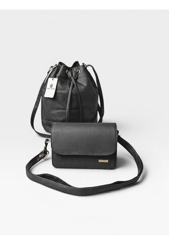 Set Dos Piezas Combo Bolso Mediano Y Manos Libres Karla Chacon KARLA CHACON