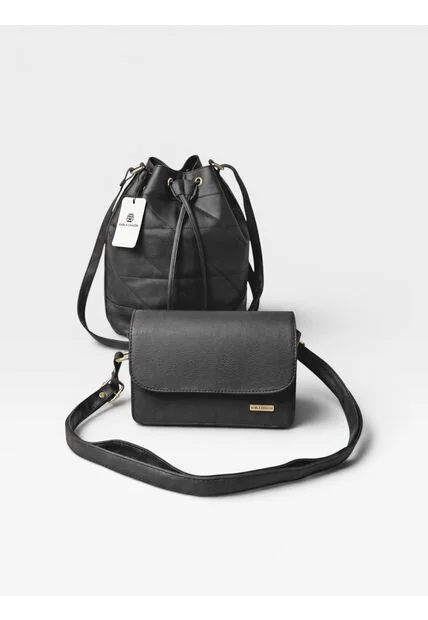 Set Dos Piezas Combo Bolso Mediano Y Manos Libres Karla Chacon
