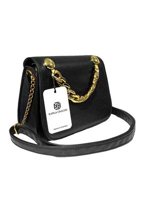 Bolso Manos Libres De Dama Mujer Karla Chacon Ref Ruth Negro