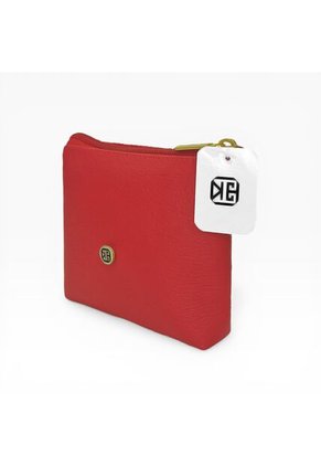 Monedero Pequeño Dama Mujer Karla Chacon Viky Rojo