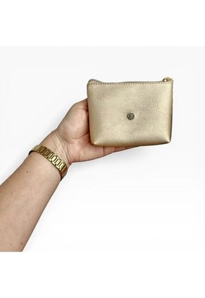 Monedero Pequeño Dama Mujer Karla Chacon Viky Dorado