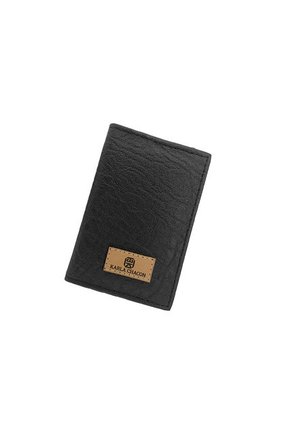 Billetera Delgada Portadocumentos Tarjetero Karla Chacon Aime Negro