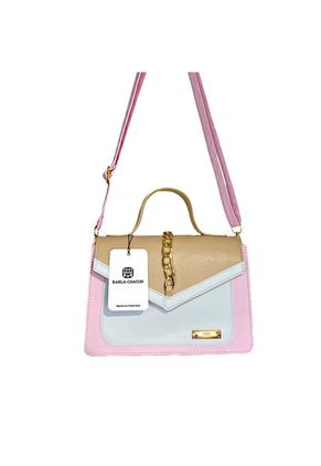 Bolso Manos Libres De Dama Mujer Karla Chacon Magy Rosa