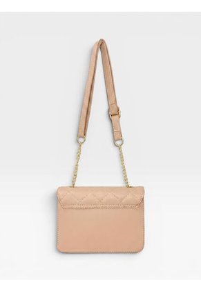 Bolso Manos Libres Elegante Bandolera De Dama Mujer Karla Chacon Sanz Nude