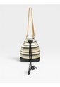 Bolso Manos Libres Bucket Dama Mujer Karla Chacon Aria Negro de KARLA CHACON