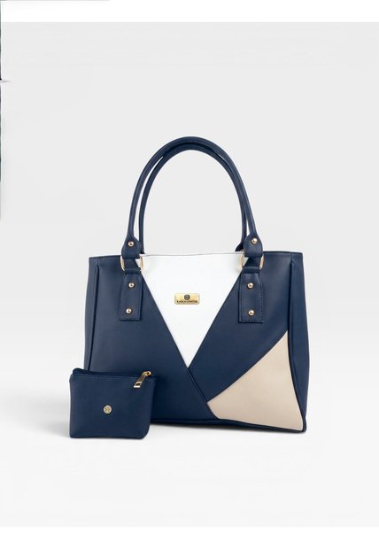 Bolso Dama Cartera Mujer Karla Chacon Olga Azul