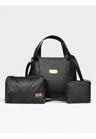 Cartera Bolso Mujer Dama Karla Chacon Fany Negro KARLA CHACON