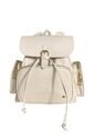 Morral Casual Para Mujer Con Herrajes Dorados Karla Chacon Abby Beige de KARLA CHACON